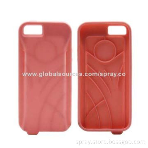 Translucent Pink Soft Texture, TPU Case for Phone 5/5S, Special Inside Design, Echo Amplifier